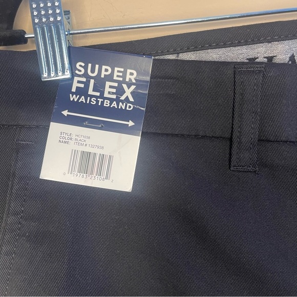 Haggar Men's Dark Blue Chinos - Picture 2 of 7
